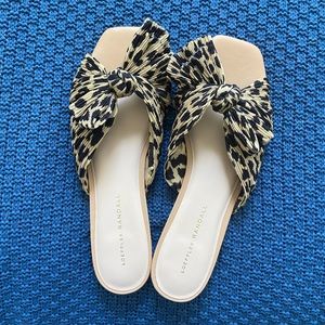 Brand new without tags loeffler Randall sandals leopard size 9